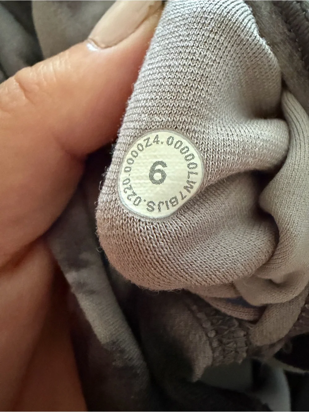 lululemon athletica Gray and Black Tie-Dye High-Rise Bike Shorts